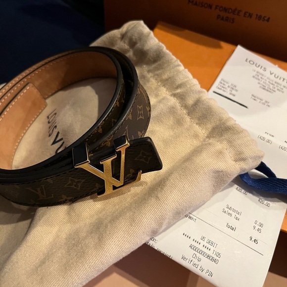 Louis Vuitton 25mm Monogram 75cm reversible belt - Picture 2 of 5